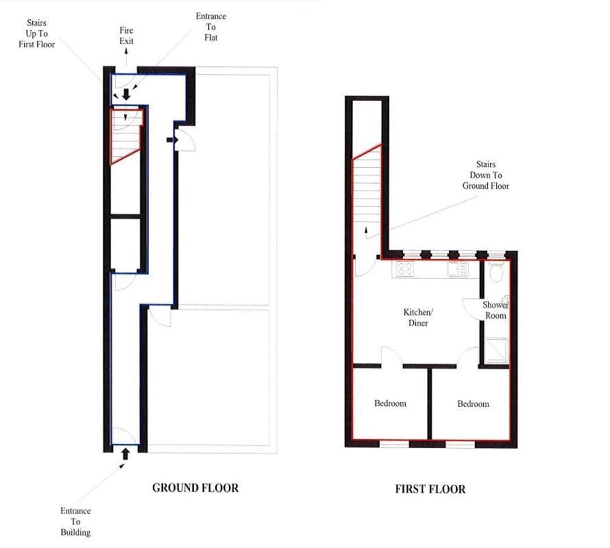 Super Studio With Two Bedrooms - Five Minutes From The Station! 伦敦 外观 照片